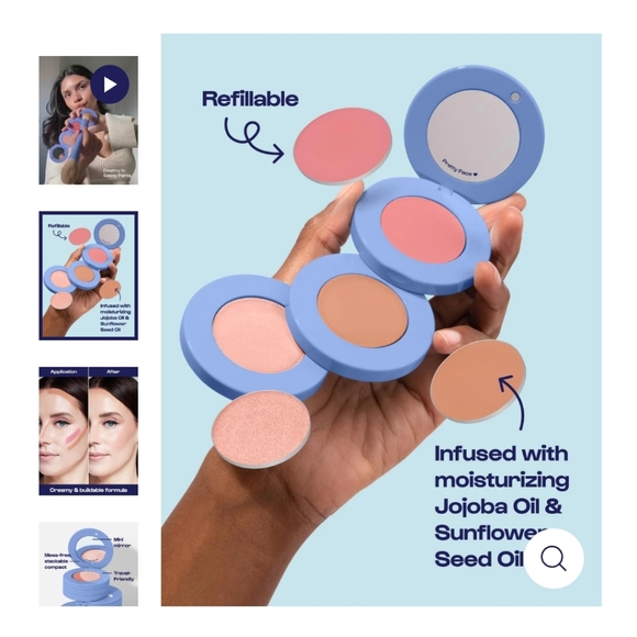 ALLEYOOP Stack the Odds Refillable Multi-use 3 Cream Face Stacker NEW - Picture 1 of 11